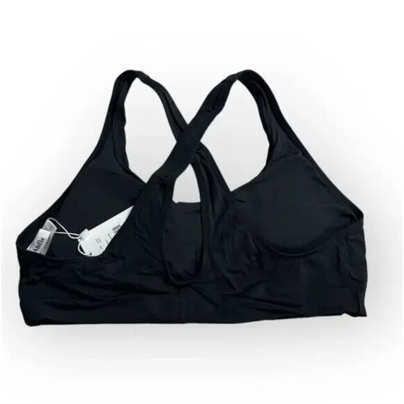Andie Swim The Caledonia Top Women's Large Black Cross Back New with Tags - Picture 4 of 9